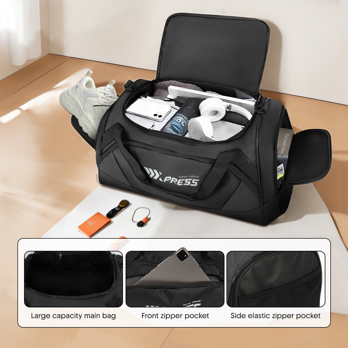 Men'S Shoes York - Travel Duffle Bag for Men Women