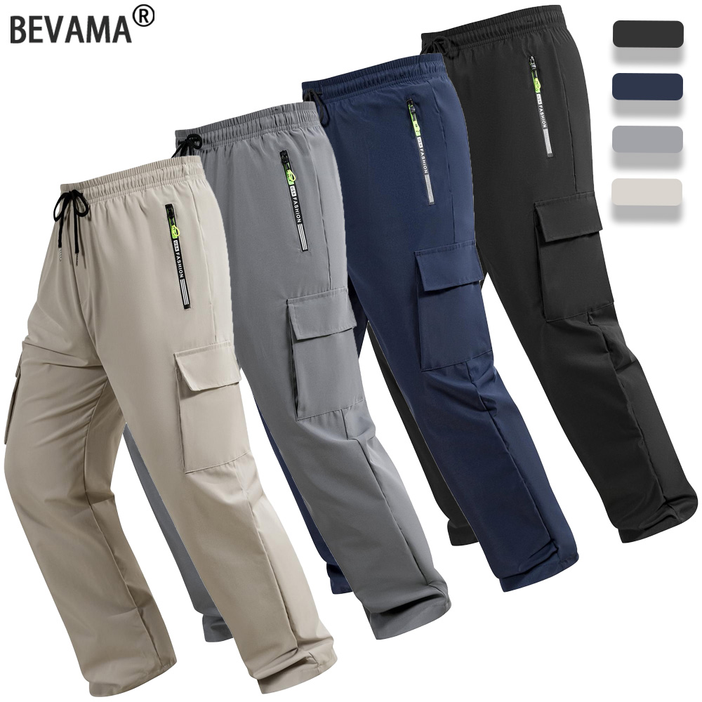 Men Shoes Joggers - Spring Autumn Men's Cargo Pants Solid
