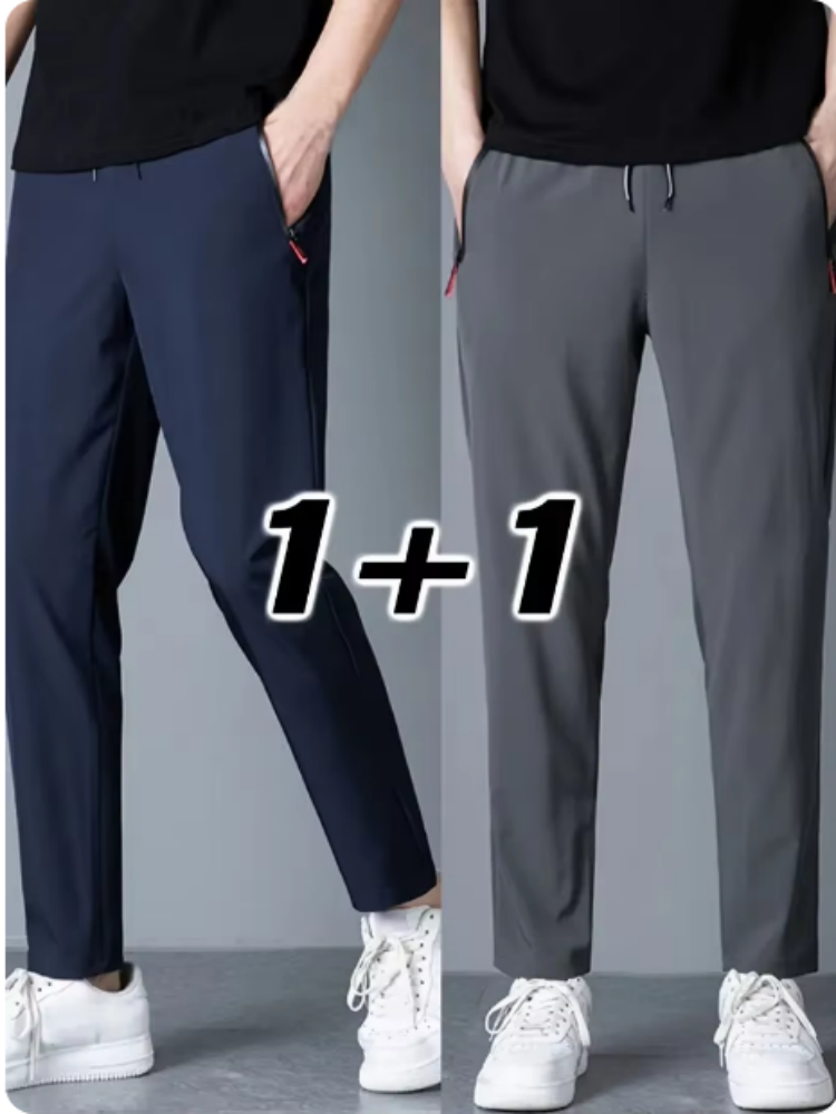 Men Shoes Joggers - 2 Pieces Men's Casual Pants Stretch