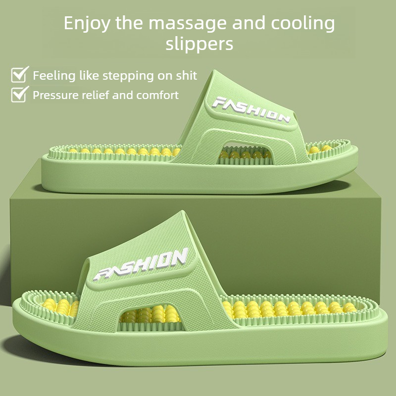 Men'S Shoes Slip On - Women Men Acupressure Massage Slippers Soft