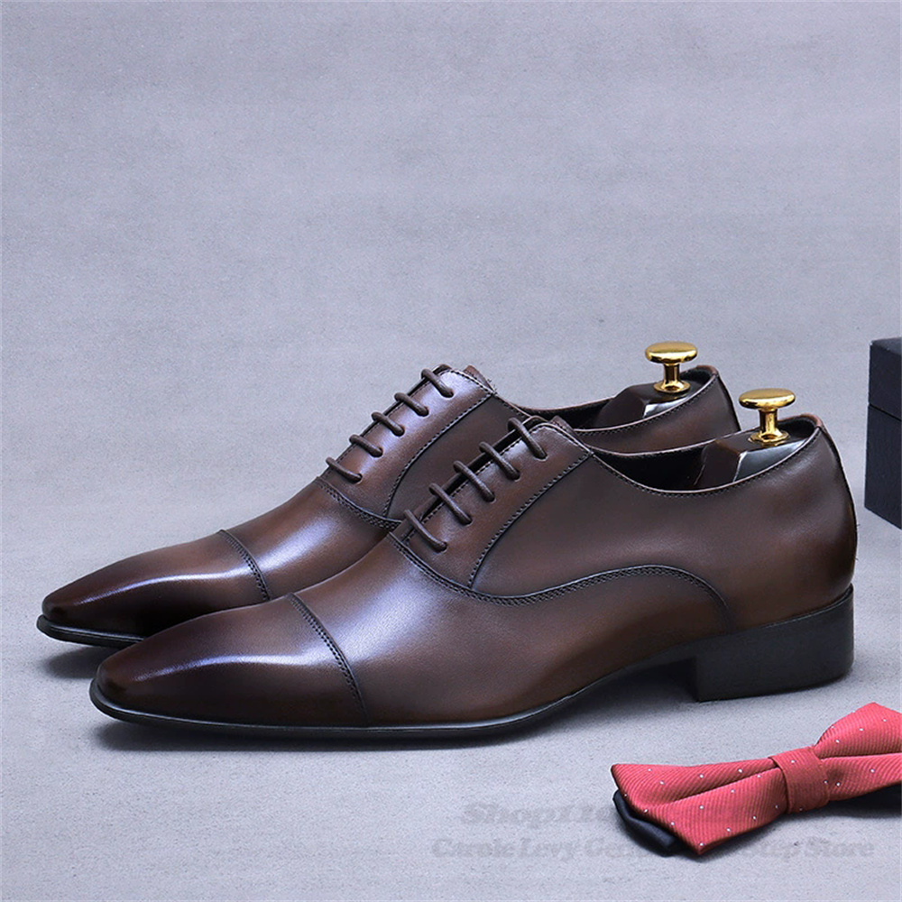 Men Oxford Leather Shoes New B - Men'S Shoes For Suits avaliação e preço