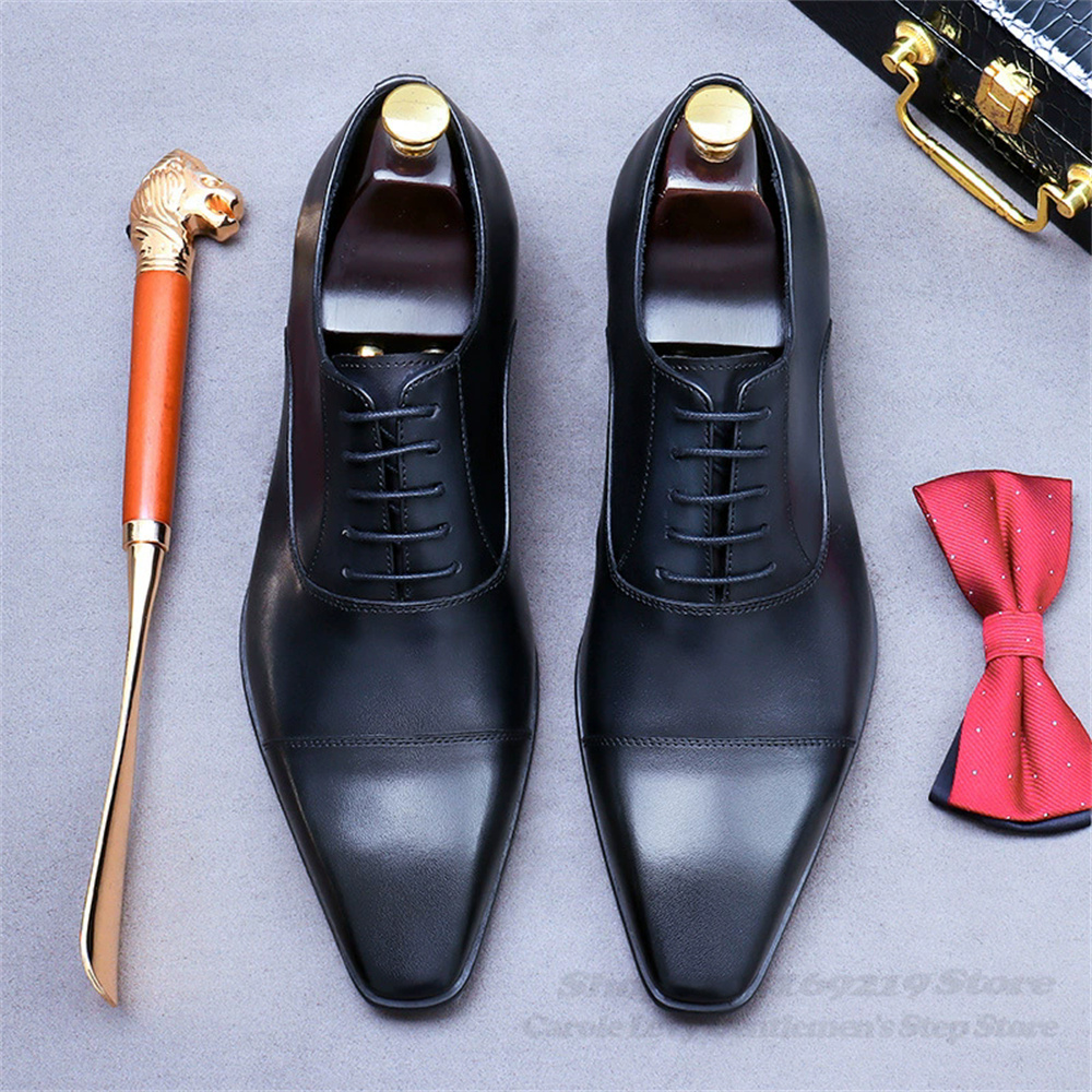 Men Oxford Leather Shoes New B - Men'S Shoes For Suits avaliação e preço
