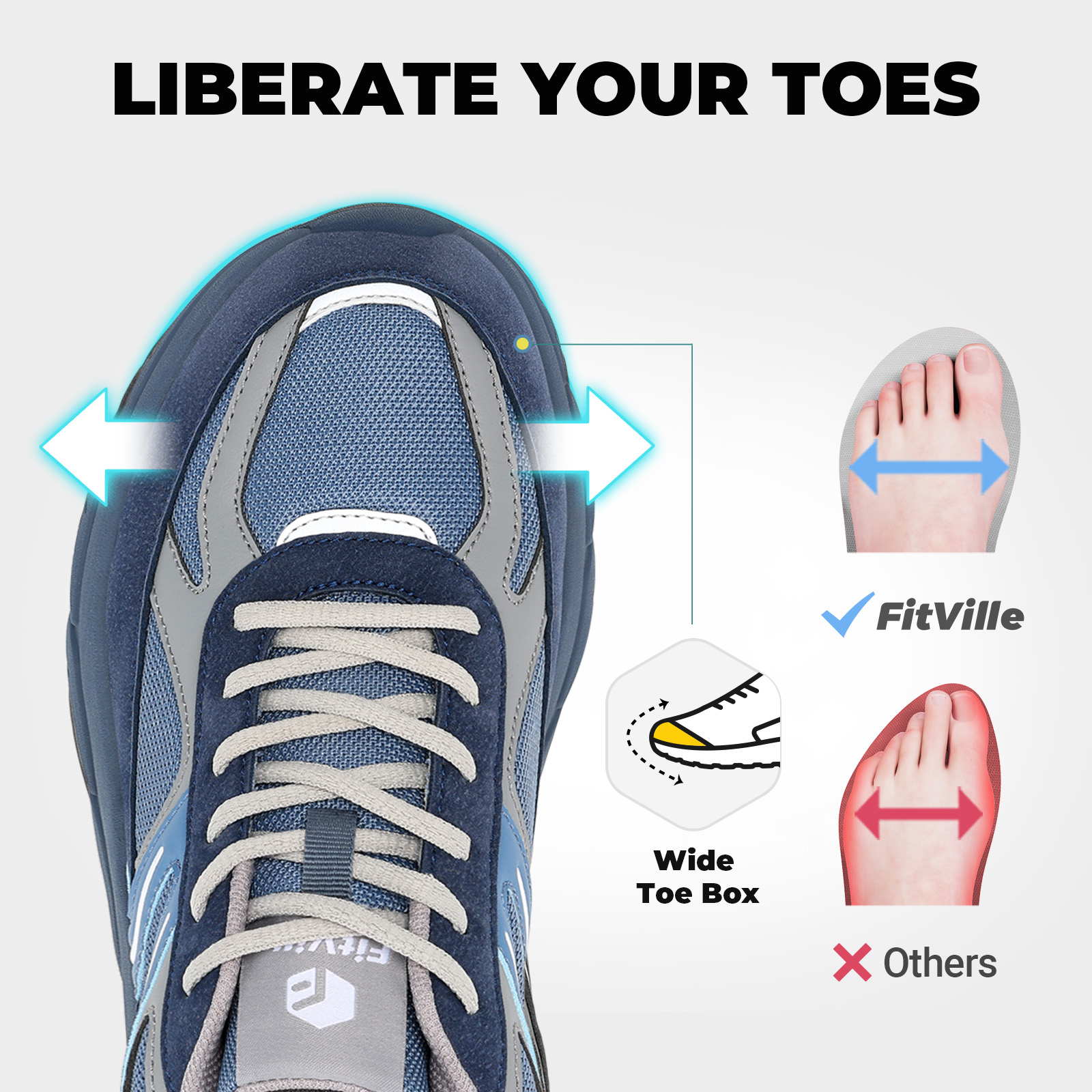 Fittington Wide Shoes For Man  - Men'S Shoes V5 Rnr avaliação e preço