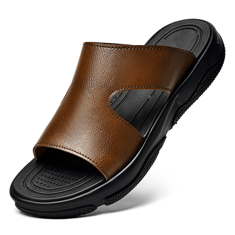 Men's Leather Slide Sandals No - Men'S Shoes Hugo Boss avaliação e preço