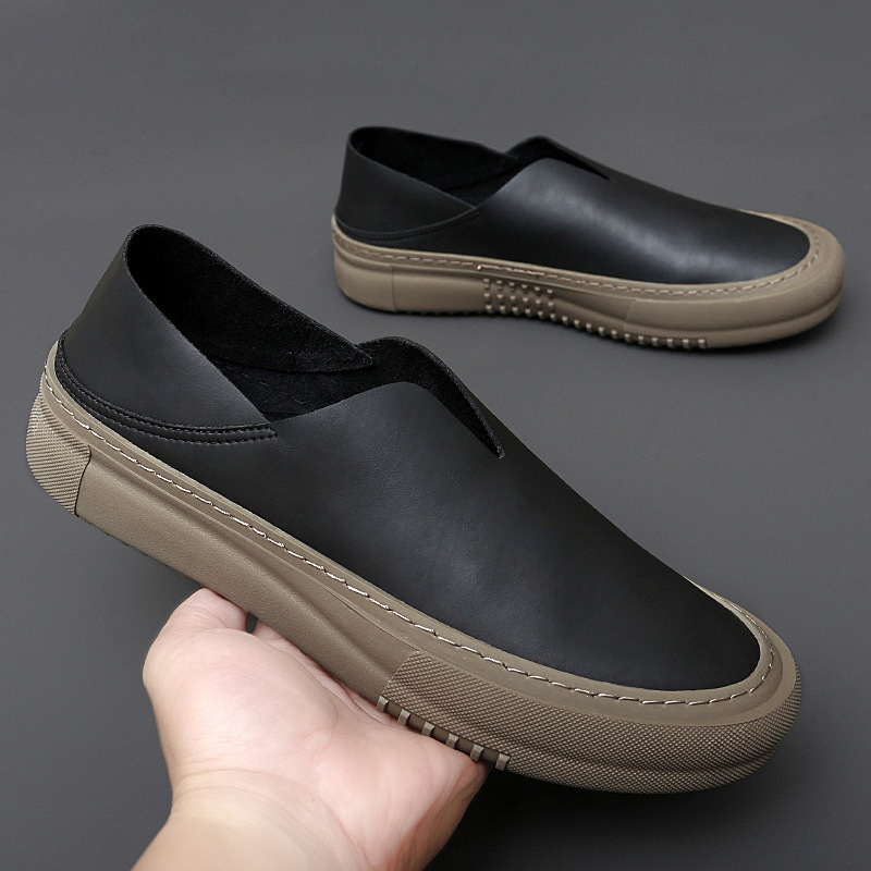 Genuine Leather Loafers Shoes  - Men'S Shoes For Suits avaliação e preço