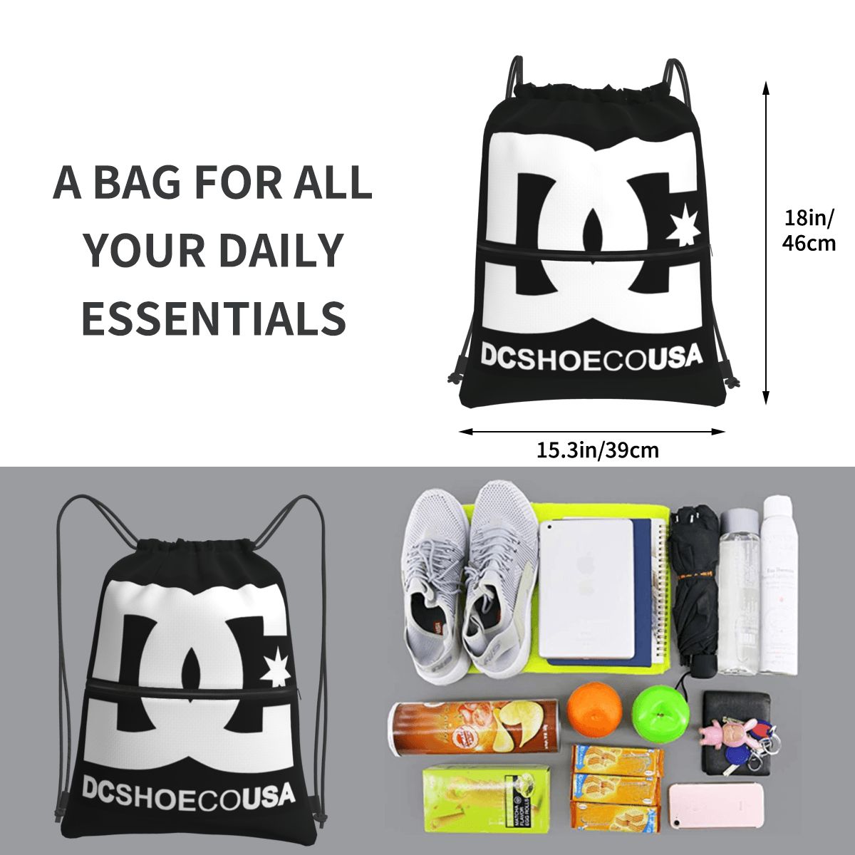 DC Shoe Co Backpacks Portable  - Men'S Shoes Dc avaliação e preço