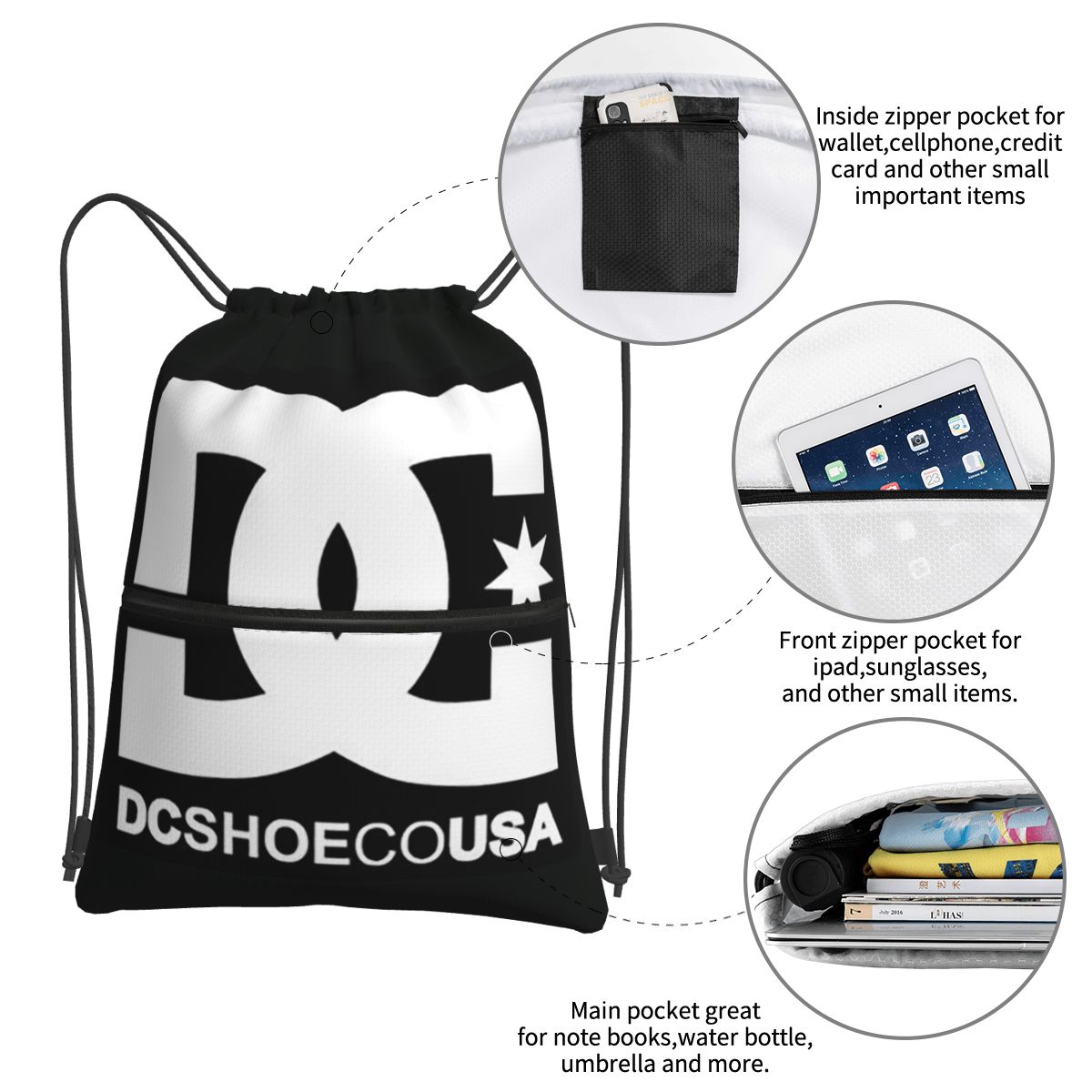 DC Shoe Co Backpacks Portable  - Men'S Shoes Dc avaliação e preço