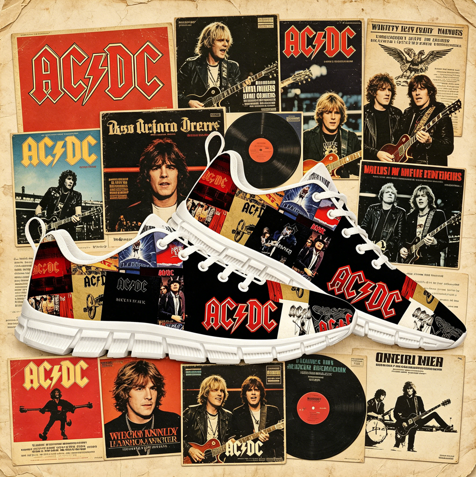 AC Rock Band DC Custom Printed - Men'S Shoes Dc avaliação e preço