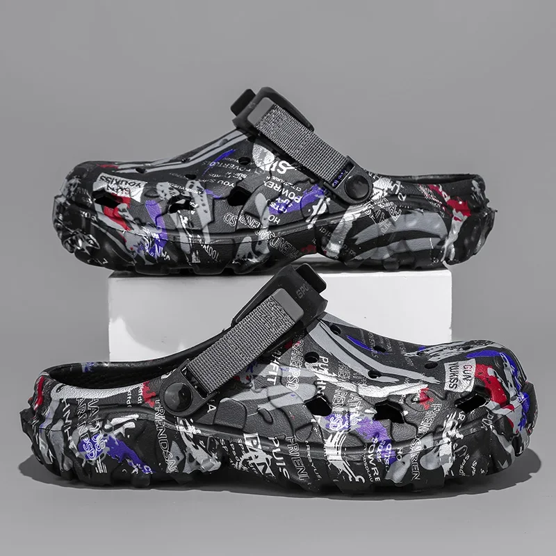 2026 Summer Men Sandals Clogs  - Men'S Shoes Crocs avaliação e preço