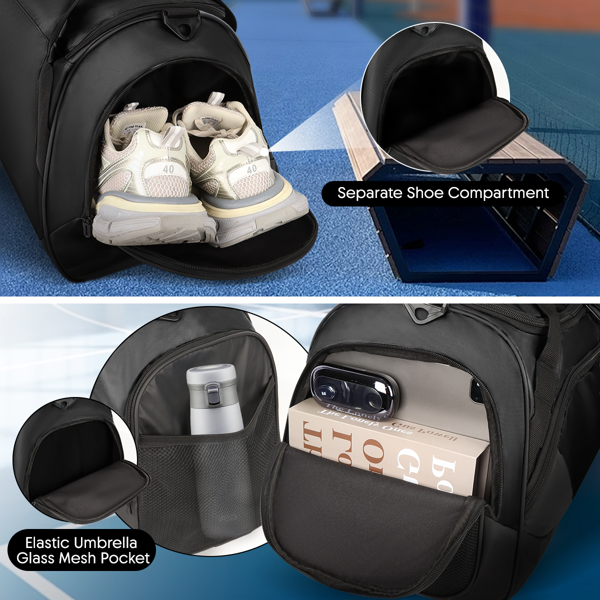 Travel Duffle Bag for Men Wome - Men'S Shoes York avaliação e preço