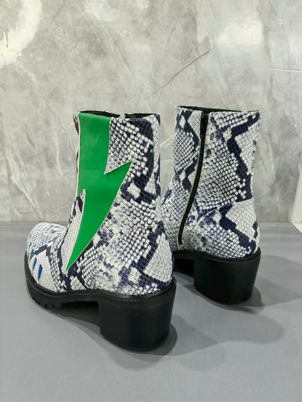 Rock - Inspired Snake Skin Pat - Men Shoes Rebel avaliação e preço