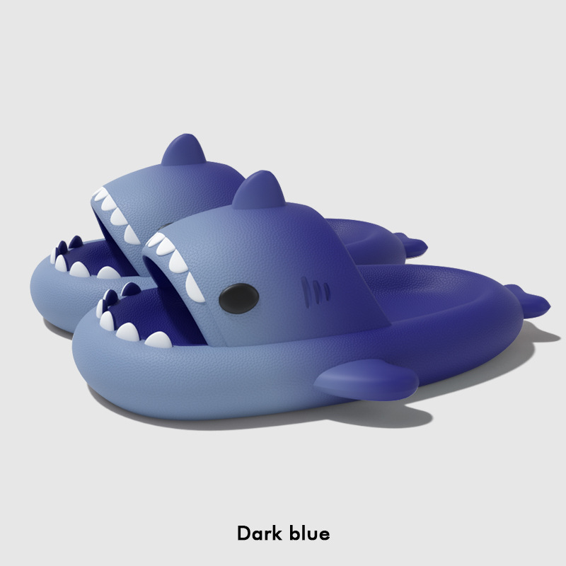 Cute Cartoon Shark Slippers Fo - Men'S Shoes Slip On avaliação e preço