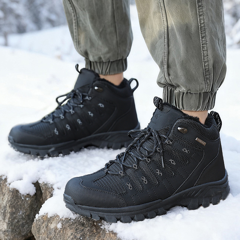 Winter Men's Boots Warm Plush  - Men'S Shoes Hoka Sale avaliação e preço