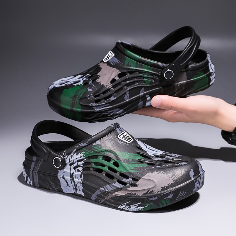 Men's Summer Camouflage Graffi - Men'S Shoes Crocs avaliação e preço