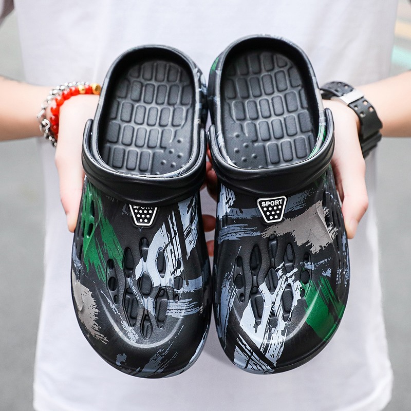 Men's Summer Camouflage Graffi - Men'S Shoes Crocs avaliação e preço