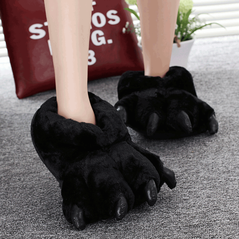 Size 35-43 Black Animal Paw Sh - Men Shoes For Winter avaliação e preço