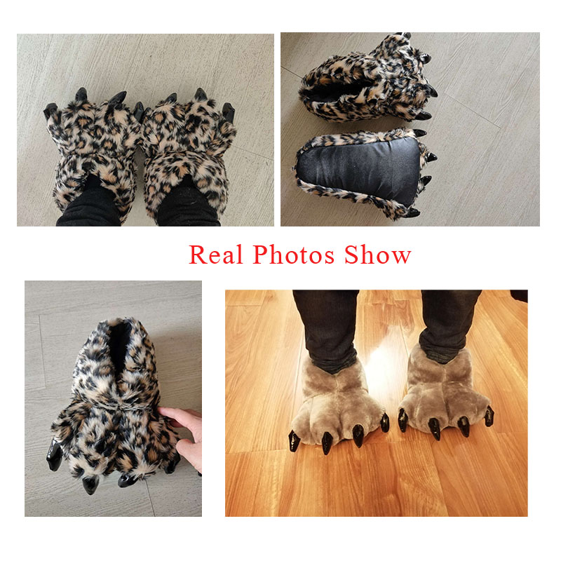 Size 35-43 Black Animal Paw Sh - Men Shoes For Winter avaliação e preço