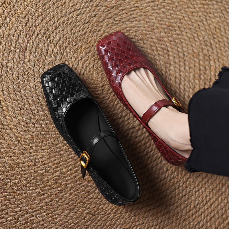 Woven Flat Bottom Mary Jane Wo - Men'S Shoes Slip On avaliação e preço