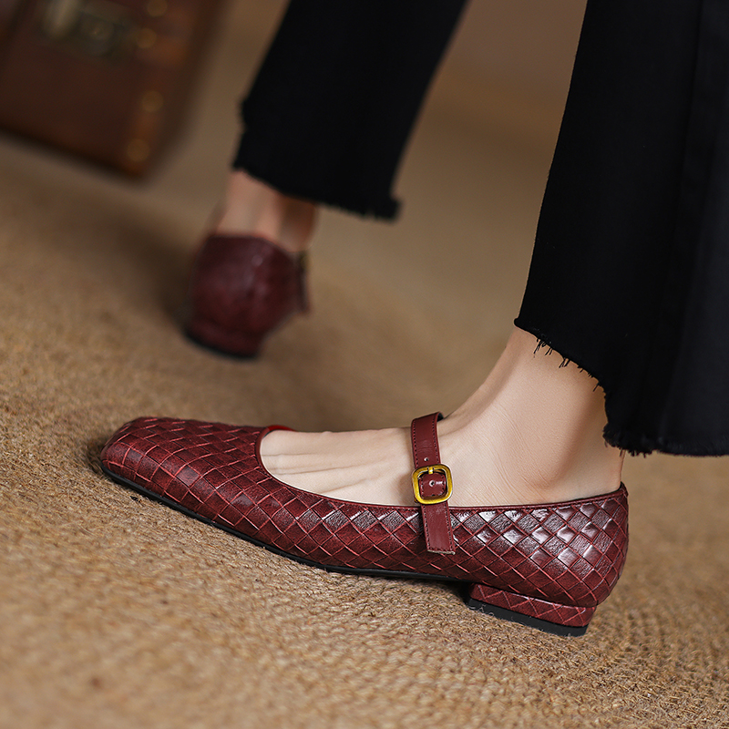 Woven Flat Bottom Mary Jane Wo - Men'S Shoes Slip On avaliação e preço