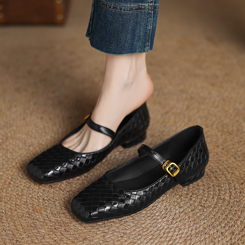 Woven Flat Bottom Mary Jane Wo - Men'S Shoes Slip On avaliação e preço