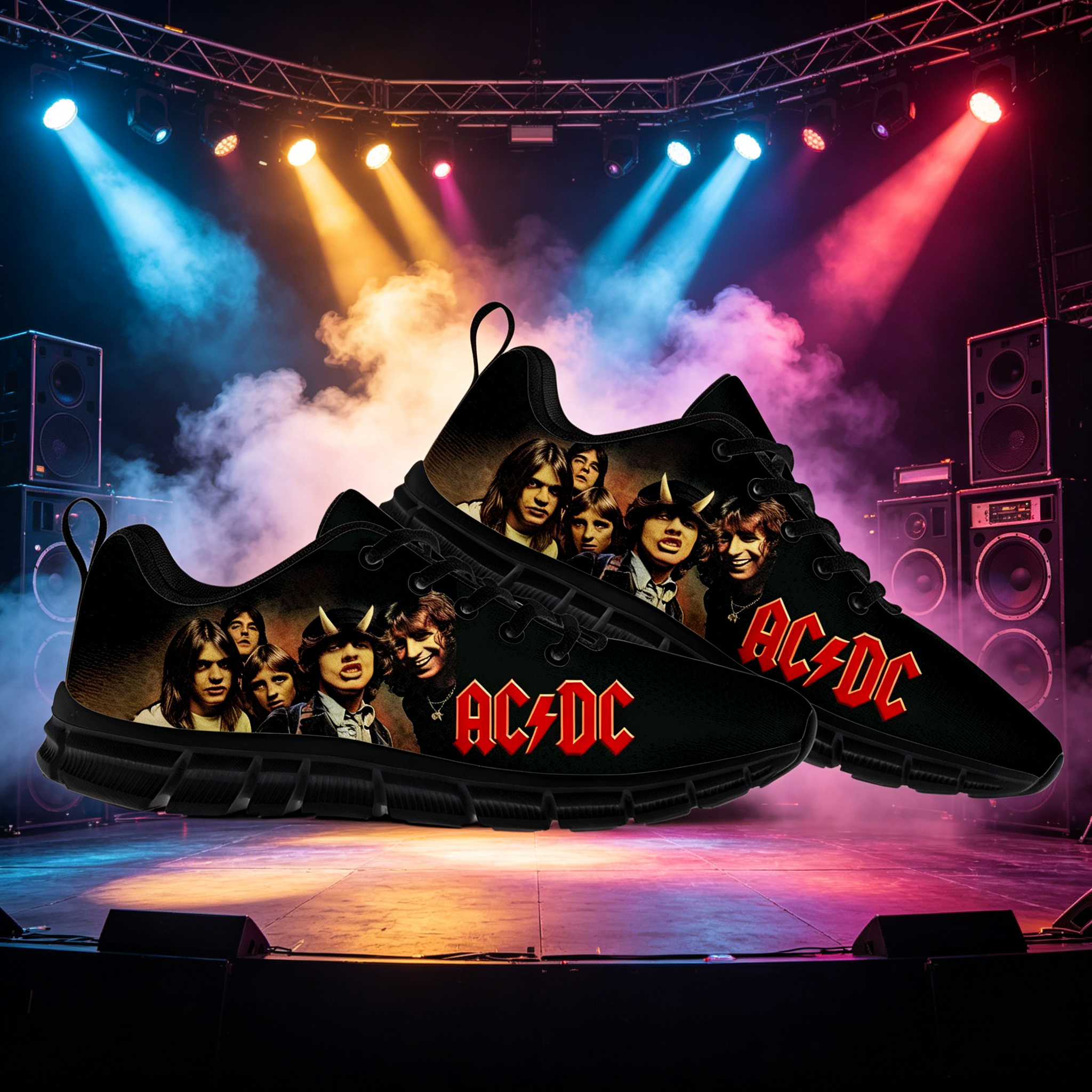 AC Rock Band DC Theme Sneakers - Men'S Shoes Dc avaliação e preço