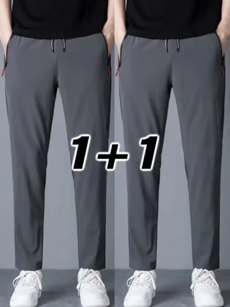 2 Pieces Men's Casual Pants St - Men Shoes Joggers avaliação e preço