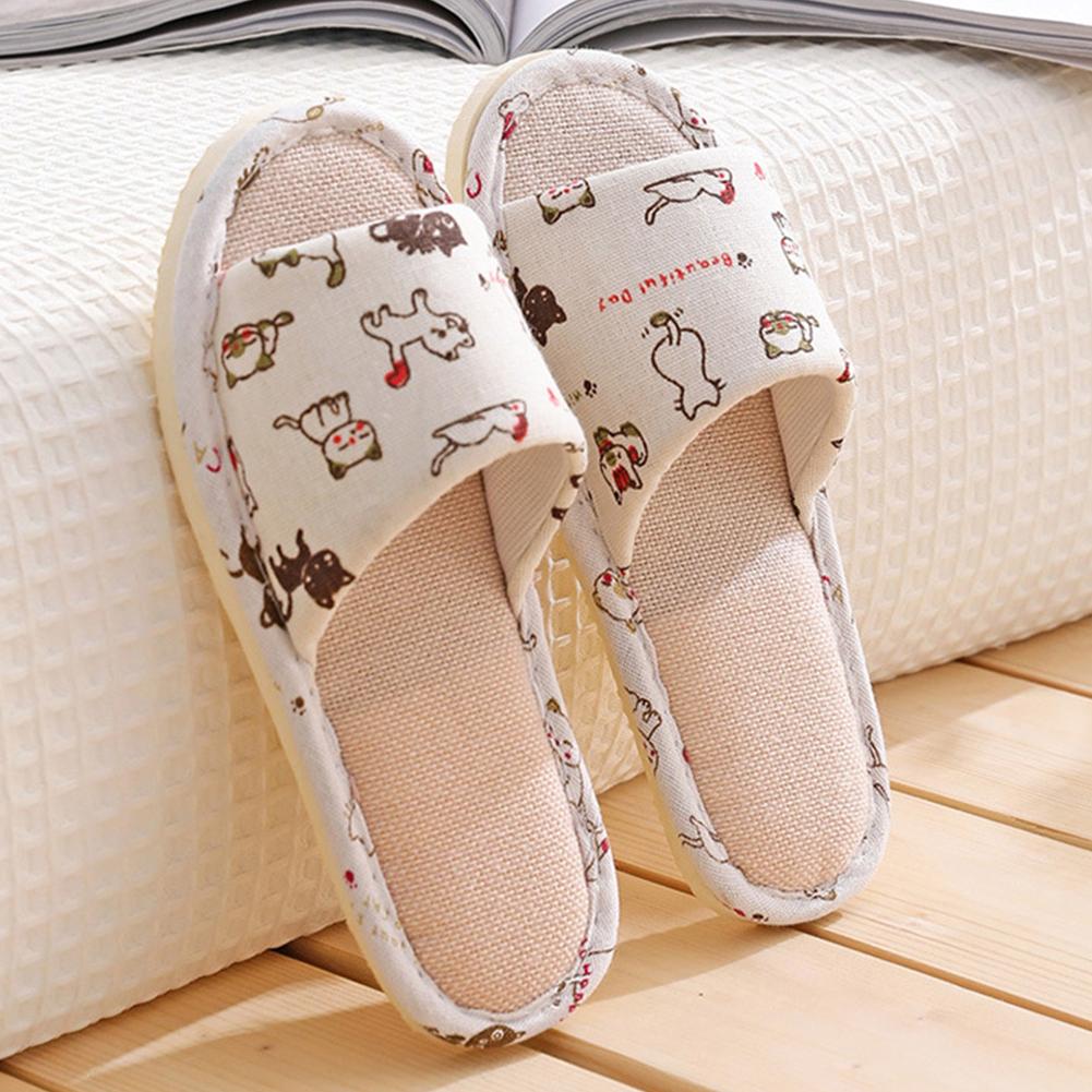 Women Flax Slippers Home Slipp - Men'S Shoes Slip On avaliação e preço