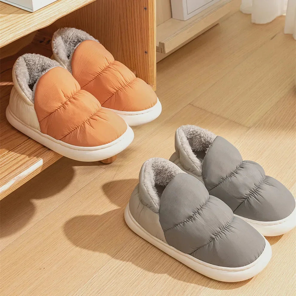 Women Men Slippers Winter Down - Men Shoes For Winter avaliação e preço