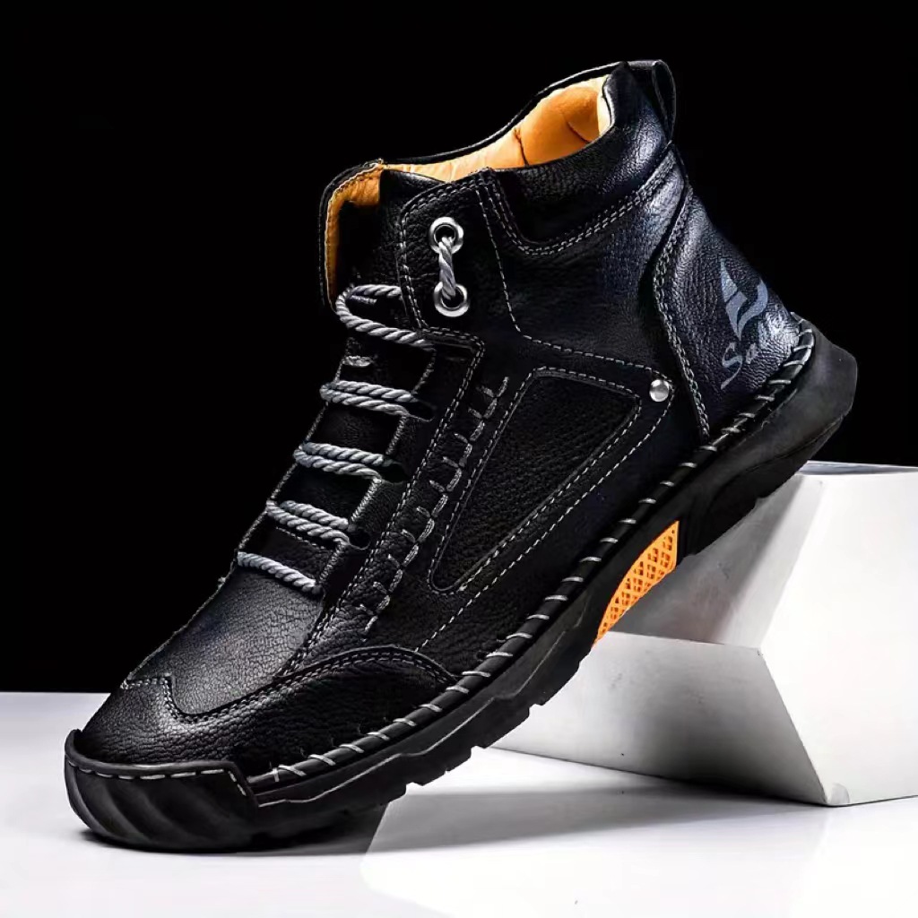 Men's Hand-stitched Boots Plus - Men'S Shoes Hoka Sale avaliação e preço