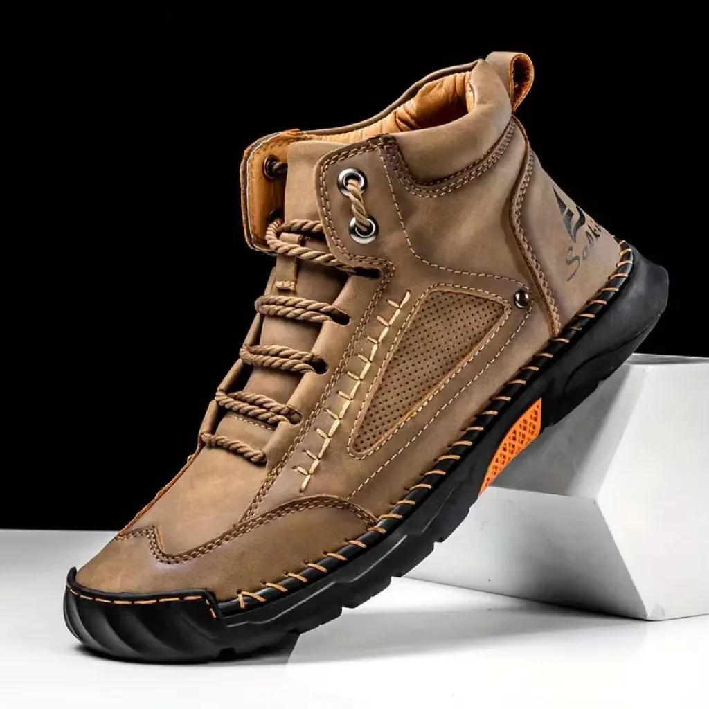 Men's Hand-stitched Boots Plus - Men'S Shoes Hoka Sale avaliação e preço