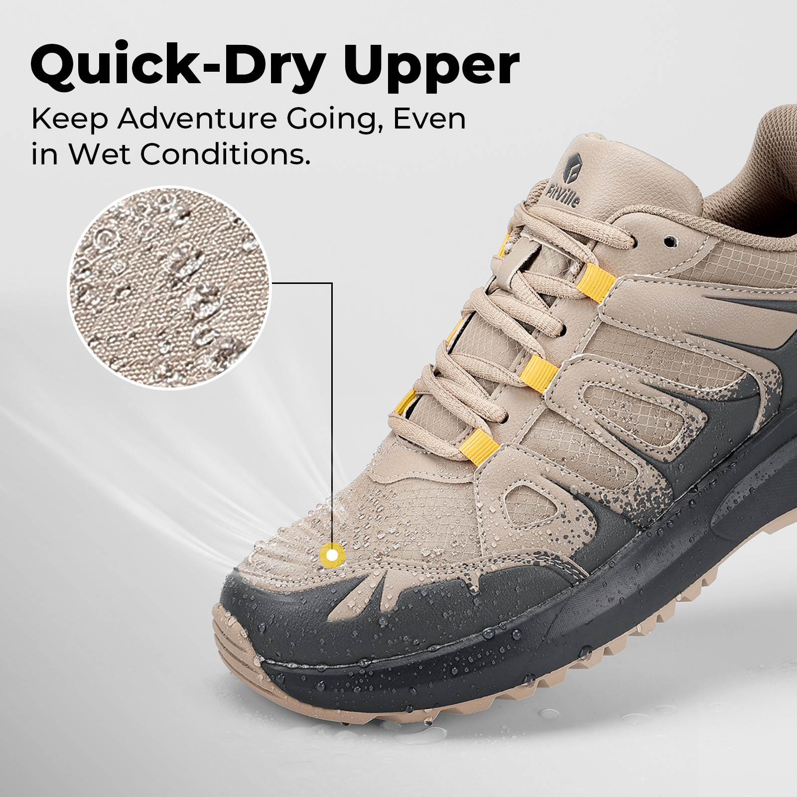 Fittington Hiking Shoes Water  - Men'S Shoes V5 Rnr avaliação e preço
