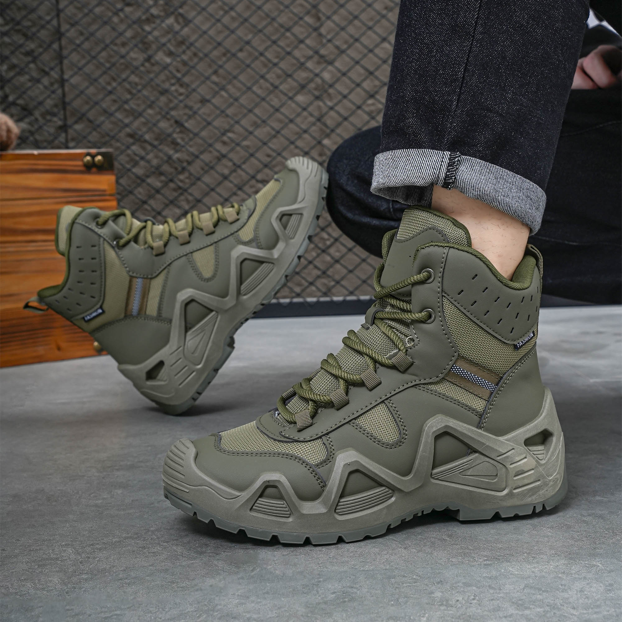 Men's high top boots, hiking b - Men'S Shoes Hoka Sale avaliação e preço