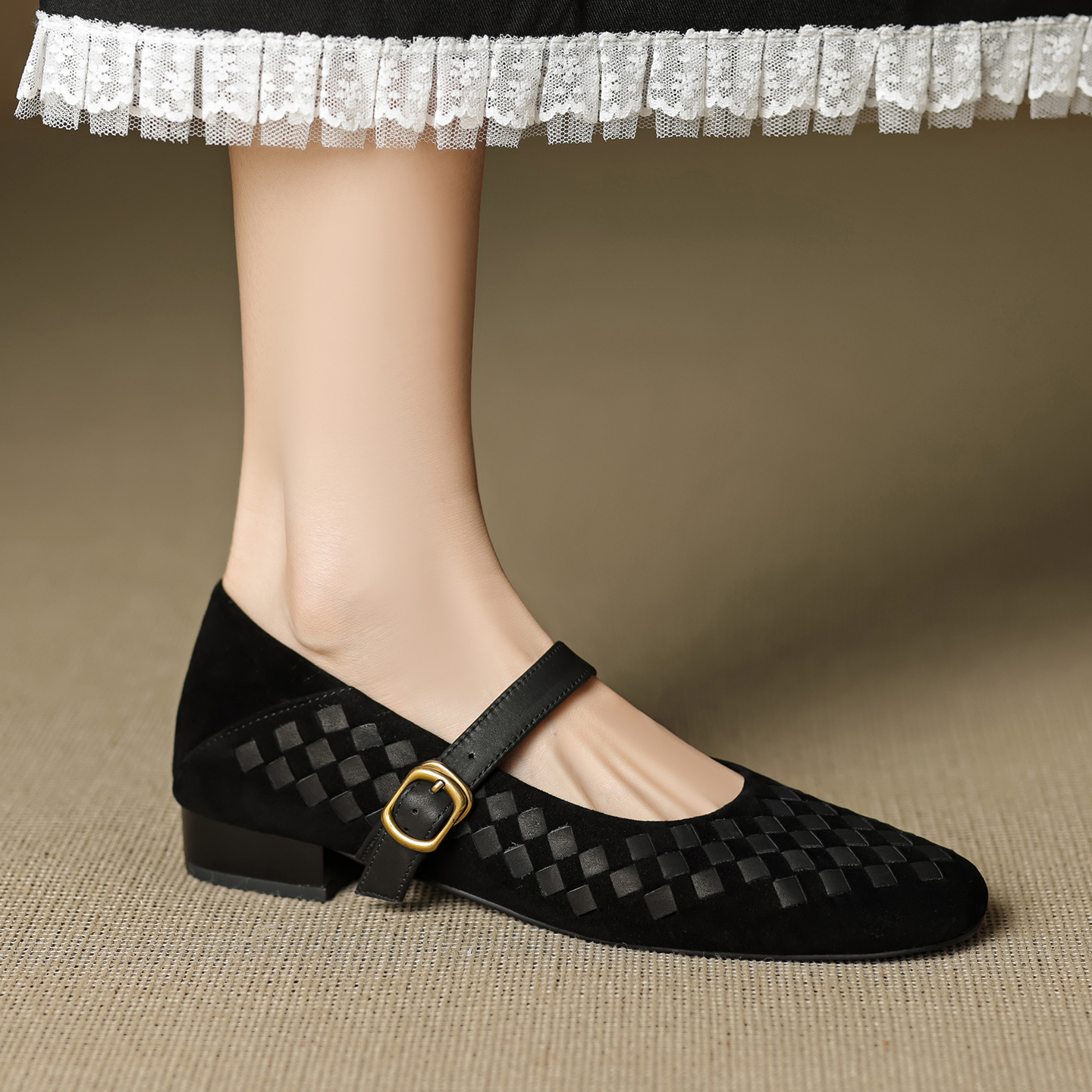Handmade Genuine Woven Texture - Men'S Shoes Slip On avaliação e preço