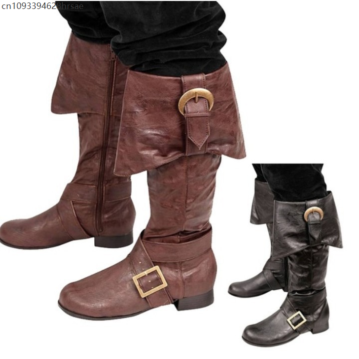 Medieval Adult Pirate Renaissa - Men'S Shoes For Suits avaliação e preço